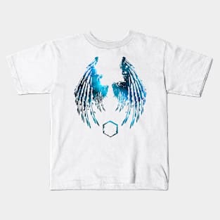 Blue Cosmos - Wings Kids T-Shirt